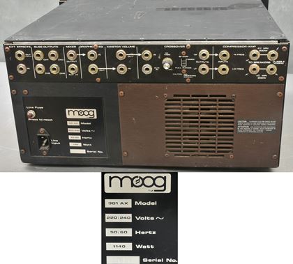 Moog-Synamp ultra-rare, amp & spring n/w